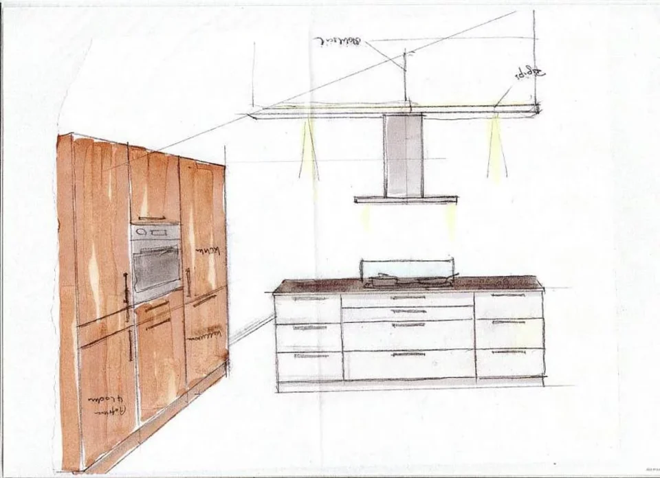 olina Handzeichnung Skizze