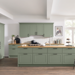 Landhaus in mint grün